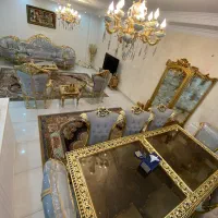 مبل سلطنتی خرچنگی ورق طلا