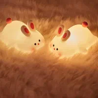 چراغ خواب خرگوش خسته سیلیکونی (ارسال رایگان)