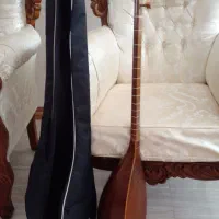 تنبور دو مهر استاد مفتاحی، مناسب مبتدی ، ۲ تکه|سازهای سنتی|رشت, لاکان|دیوار