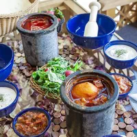ظرف دیزی سنگی تک نفره (کافه ای)