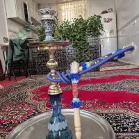 قلیان برنجی داوود باباپور شیلنگ حاج اوغلی