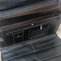 کیف اداری چرم مشکی دارای بند رو دوشی|کیف، کفش، کمربند|ری, صفاییه (چشمه علی)|دیوار