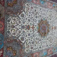 فرش ابریشم ۶متری ویک عدد فرش ۱ونیم دریک|فرش|سراب, |دیوار