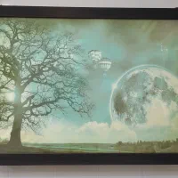 تابلو عکس شب خواب دار