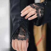 چادر مشکی عربی جواهردوزی آمال کد 12094