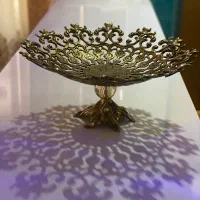 جا میوه ای وشیرینی برنز بزرگ