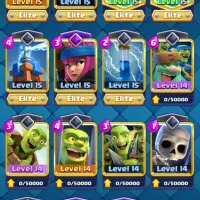 کلش رویال ۶ساله ۲۲ مهره لول ۱۵ و ۴۸ مهره لول ۱۴|کنسول، بازی ویدئویی و آنلاین|تهران, بازار|دیوار