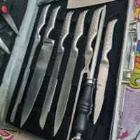 سرویس چاقو و قیچی المانی با جعبه|ظروف پختوپز|اصفهان, کشاورزی|دیوار