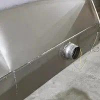 هود صنعتی استیل طول دومتر عرض یک متر|کافی‌شاپ و رستوران|بومهن, |دیوار