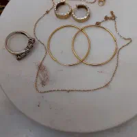 گوشواره  زنجیر انگشتر النگو