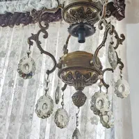 لوستر انتیک|لوستر و چراغ آویز|بروجرد, |دیوار