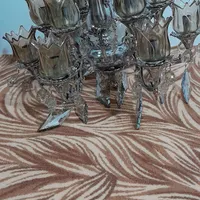 یک جفت لوستر برنجی ۶شاخه ۱۲ شعله|لوستر و چراغ آویز|تهران, آبشار|دیوار