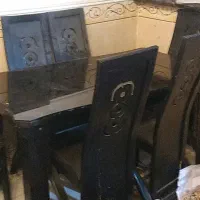 میز نهار خوری وبوفه ومجسمه|میز و صندلی غذاخوری|زابل, |دیوار