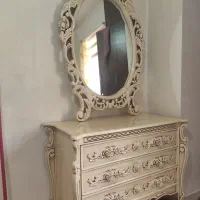 تخت خواب دو نفره چوب راش|تخت و سرویس خواب|وحیدیه, |دیوار