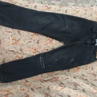 شلوار لی مشکی زاپ دار زنانه سایز ۳۸ تا ۴۰|لباس|کرج, گلشهر|دیوار