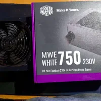 پاور کامپیوتر 750وات کولر مستر مدل MWE WHITE 230v