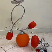 لوستر سه شاخه حبابی