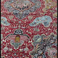 فرش طرح تخت جمشید