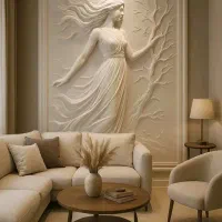 نقش برجسته و نقاشی حرفه ای ساختمان|خدمات پیشه و مهارت|سنندج, |دیوار