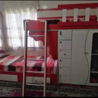 تخت دو طبقه mdf