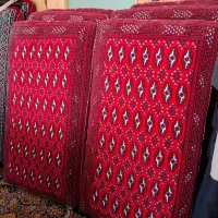 ۳ جفت پشتی طرح ترکمن