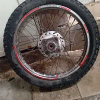 رنگ عقب موتور با تایر تیوپ