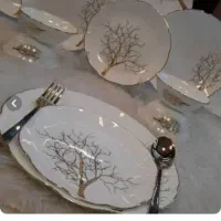 ارکوپال ۲۶ پارچه لب طلا و ساده اگه خواستید سایت