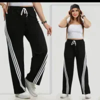 با سلام یک عدد شلوار نو خط دار پنبه جنس گلکسی