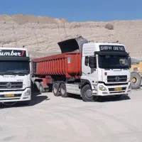 راننده تریلی جهت حمل شن و ماسه