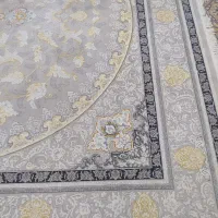 فرش دوازده متری زیبا و شیک گل برجسته اکریلیک