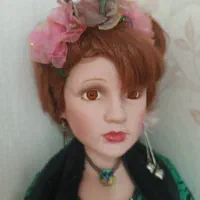 عروسک سرامیکی تزیینی