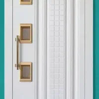 درب لولایی و کابین آسانسور