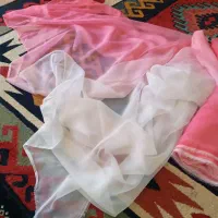 پارچه پرده حریر نو نو|پرده، رانر، رومیزی|کرمان, |دیوار