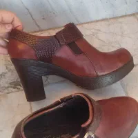 کفش چرم قهوه ای|کیف، کفش، کمربند|قزوین, |دیوار