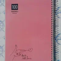 دفتر جلد پرسی 100 برگ مینیمال