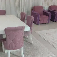 مبل  همراه با میز عسلی میز غذاخوری 6نفری  27میلیون|مبلمان خانگی و میز عسلی|مشگین شهر, |دیوار
