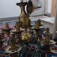 لوستر برنز|لوستر و چراغ آویز|ساوه, |دیوار