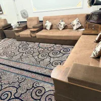 مبل ده نفره نو|مبلمان خانگی و میز عسلی|شیراز, پودنک|دیوار