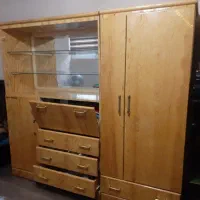 کمد و ویترین کودک ونوجوان چوبی|جاکفشی، کمد، دراور|اصفهان, آهنگران|دیوار