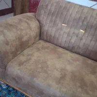 مبل در حد نو چوب راش پارچه چرم سالم زیر قیمت|مبلمان خانگی و میز عسلی|خوانسار, |دیوار