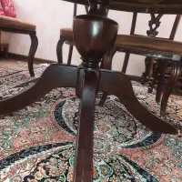 میز نهار خوری شش نفره گردان برند اسپینود|میز و صندلی غذاخوری|محمدشهر, شهرک پیام (مهرالبرز)|دیوار
