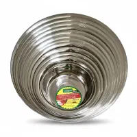 سرویس لگن 11 پارچه استیل یونیک سماور قابلمه آبکش