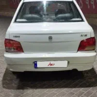 پراید ۱۳۲ سفید دوگانه .مدل ۹۰