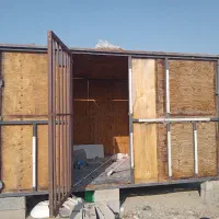 کانکس بدنه آهن سالم کف تیر آهن کامیونی
