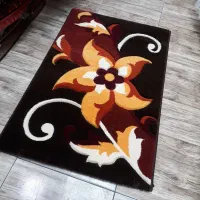 فرش آشپزخانه ۸۰×۱۲۰ سایز طرح شهداد برجسته گل