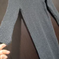 بافت بلند رنگ طوسی تیره با پافر مشکی کوتاه|لباس|پاکدشت, پاکدشت (مامازند)|دیوار