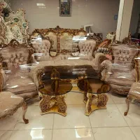 مبل مصری 7نفره و میزعسلی