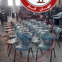 صندلی دانشجویی/محصلی دسته دار/آموزشی (سبز درباری)|صندلی و نیمکت|رباط‌کریم, |دیوار