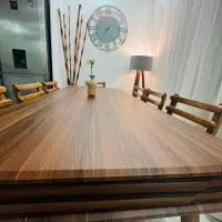 میز ناهار خوری ۸ نفره چوب راش|میز و صندلی غذاخوری|کیاشهر, |دیوار