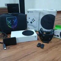 ایکس باکس سری اس همراه با هارد اکسترنال|کنسول، بازی ویدئویی و آنلاین|اسدآباد, |دیوار